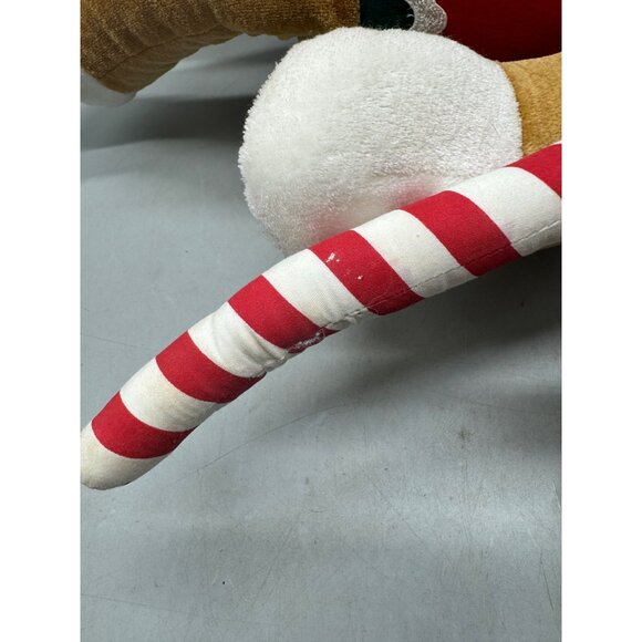 Vintage 1990 Large 27" Target Gingerbread Stuffed Plush Doll Candy Cane Bow READ - Picture 10 of 13